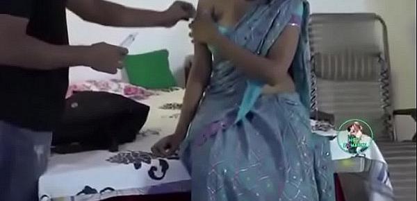  Hot Indian Bhabhi romance With Doctor at Home